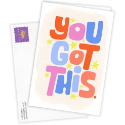 Bold and Bright You Got This Custom Support Card