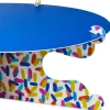 Bold Blue and Confetti Cake Stand