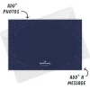 Bold Blue Letters Flat Graduation Announcement