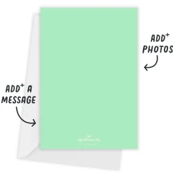 Bold Festive Fun Flat Christmas Photo Card