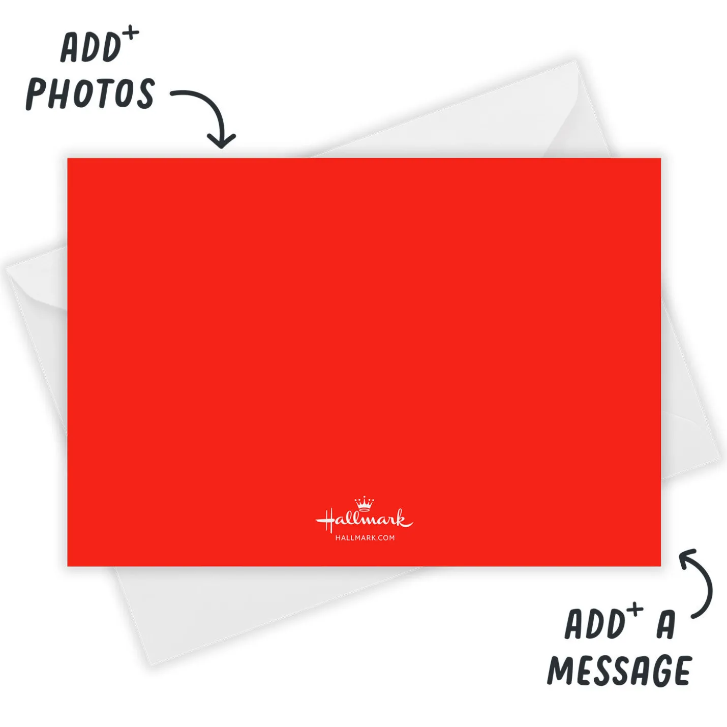 Bold Folk Art Lettering Flat Holiday Photo Card