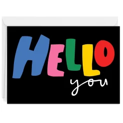 Bold Hello You Custom Card