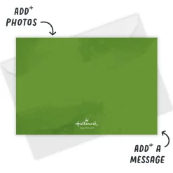 Bold Holly Flat Holiday Photo Card