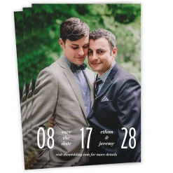 Boldly Us Full Photo Save the Date