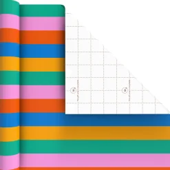 Bold Modern Stripes Wrapping Paper Mini Roll, 38.8 sq. ft.