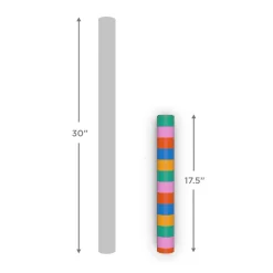 Bold Modern Stripes Wrapping Paper Mini Roll, 38.8 sq. ft.