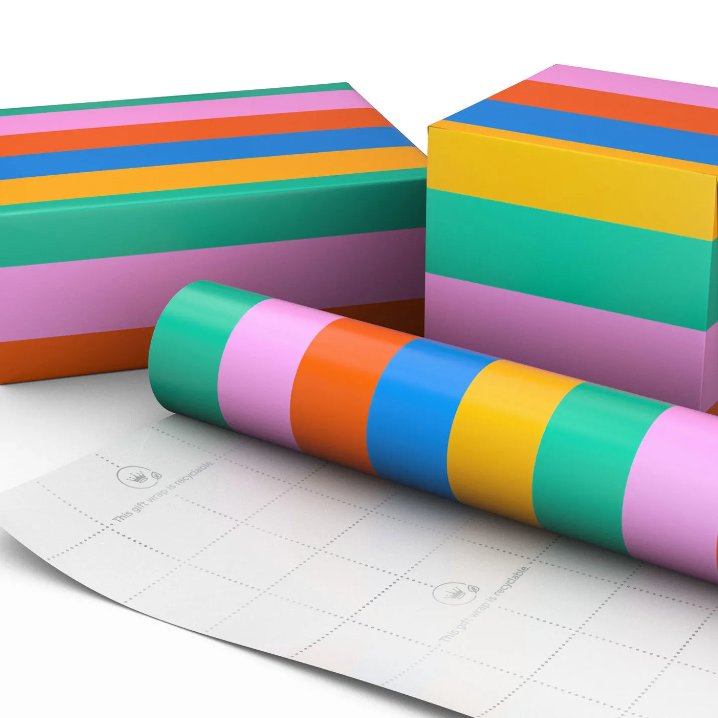 Bold Stripes Wrapping Paper, 20 sq. ft.