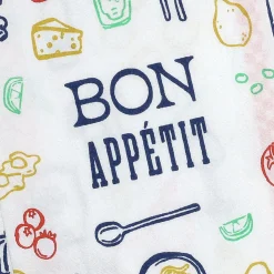 Bon Appétit Food Icons Tea Towel, 18x24