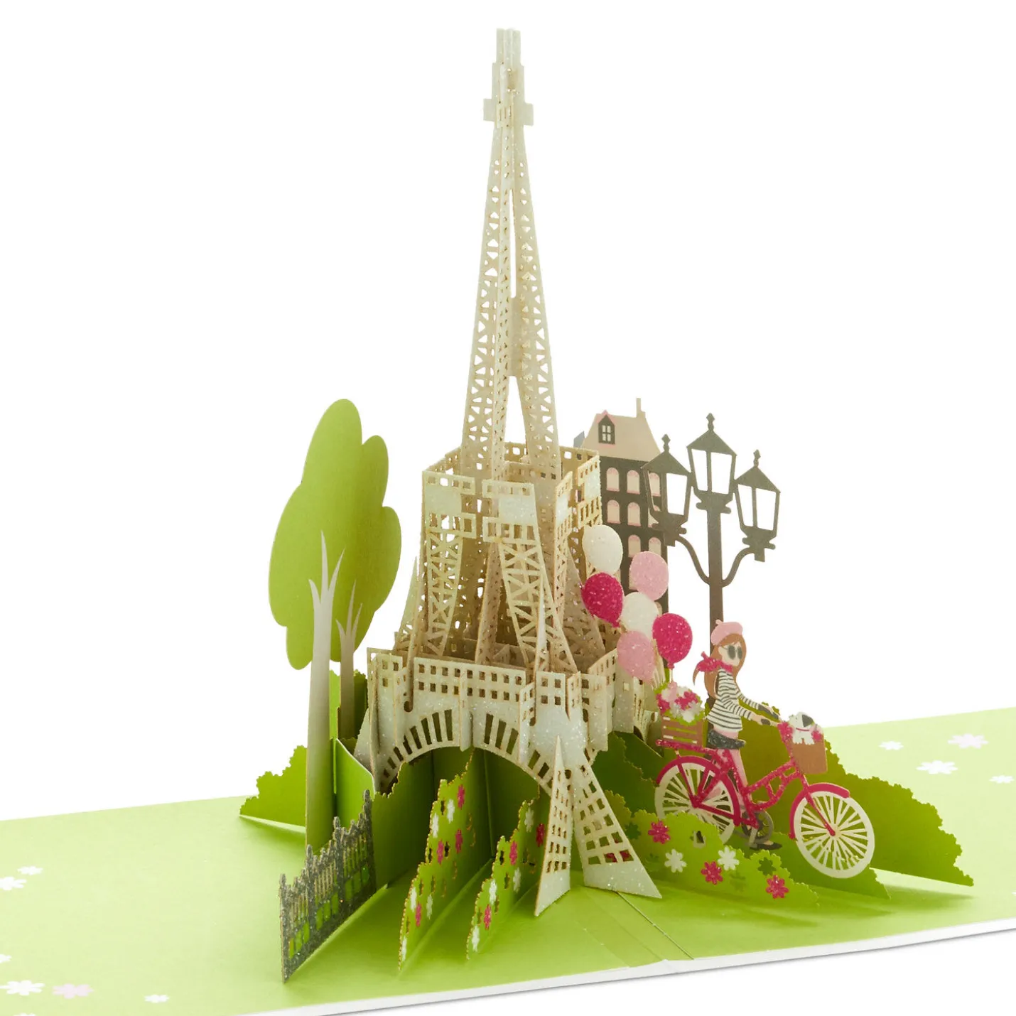 Bonjour Eiffel Tower 3D Pop-Up Hello Card