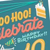 Born Awesome 18th Birthday Card