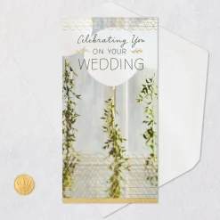 Boundless Love and Beautiful Blessings Money Holder Wedding Card