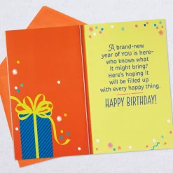Brand-New Year of You Birthday Card