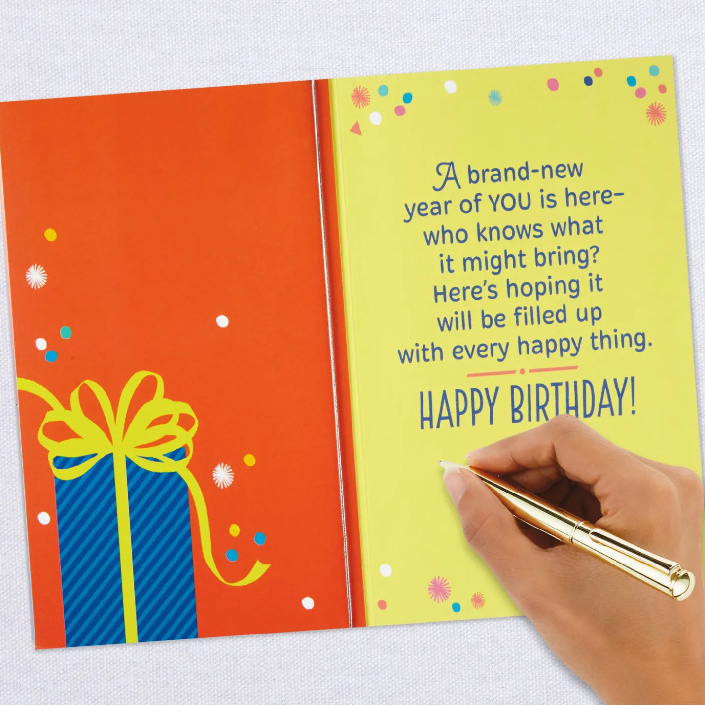 Brand-New Year of You Birthday Card