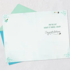 Brave, Brilliant and Bold Like a Girl Graduation Card for Her
