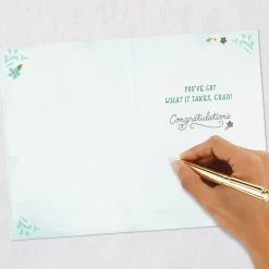 Brave, Brilliant and Bold Like a Girl Graduation Card for Her