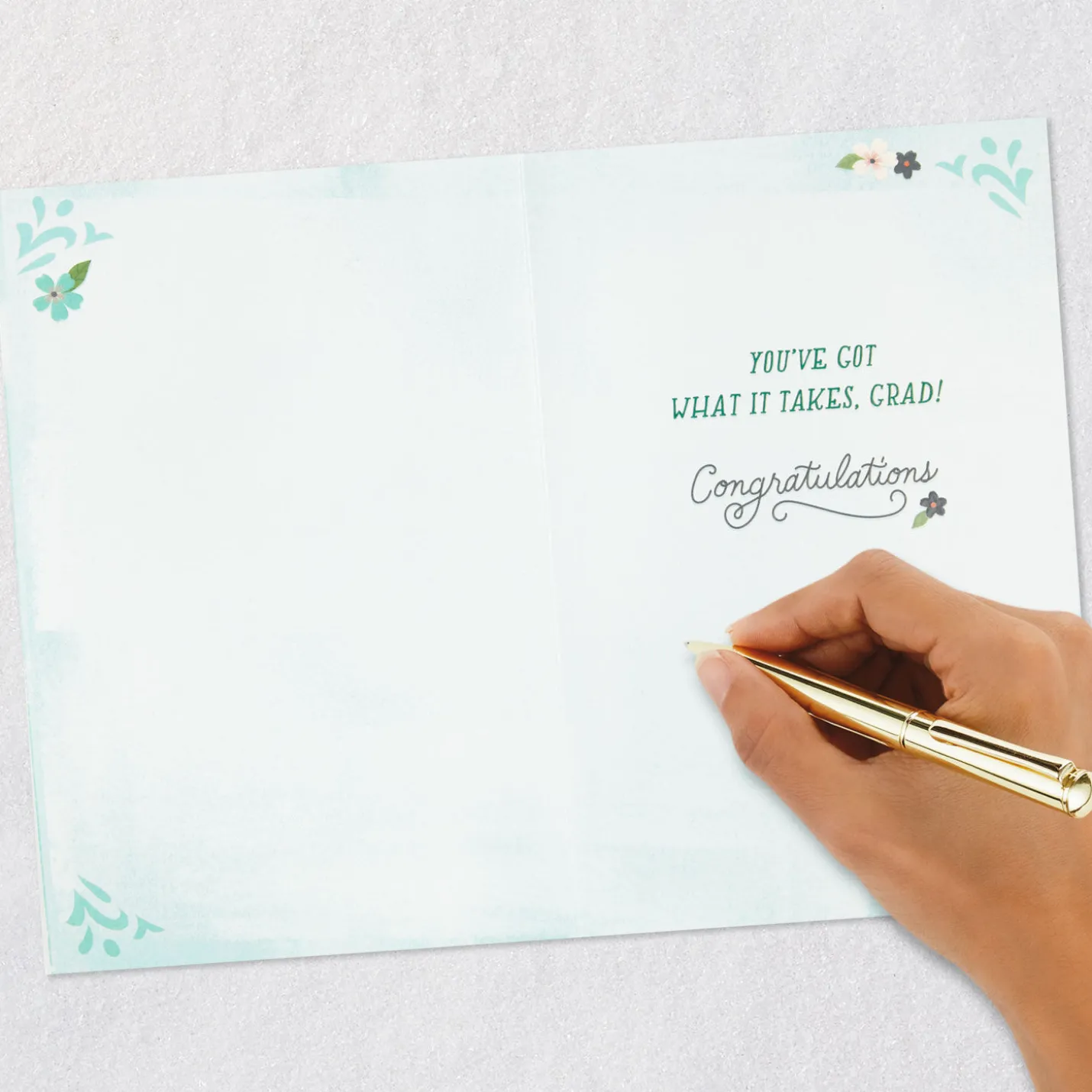 Brave, Brilliant and Bold Like a Girl Graduation Card for Her