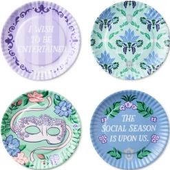 Bridgerton Appetizer Plates, Set of 4