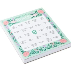 Bridgerton Bingo Game Pad, 102 Sheets