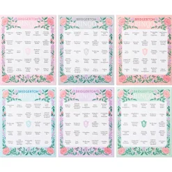 Bridgerton Bingo Game Pad, 102 Sheets