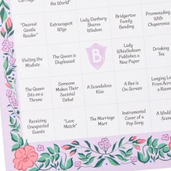 Bridgerton Bingo Game Pad, 102 Sheets