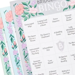 Bridgerton Bingo Game Pad, 102 Sheets