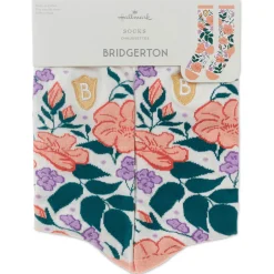 Bridgerton Colorful Floral Socks