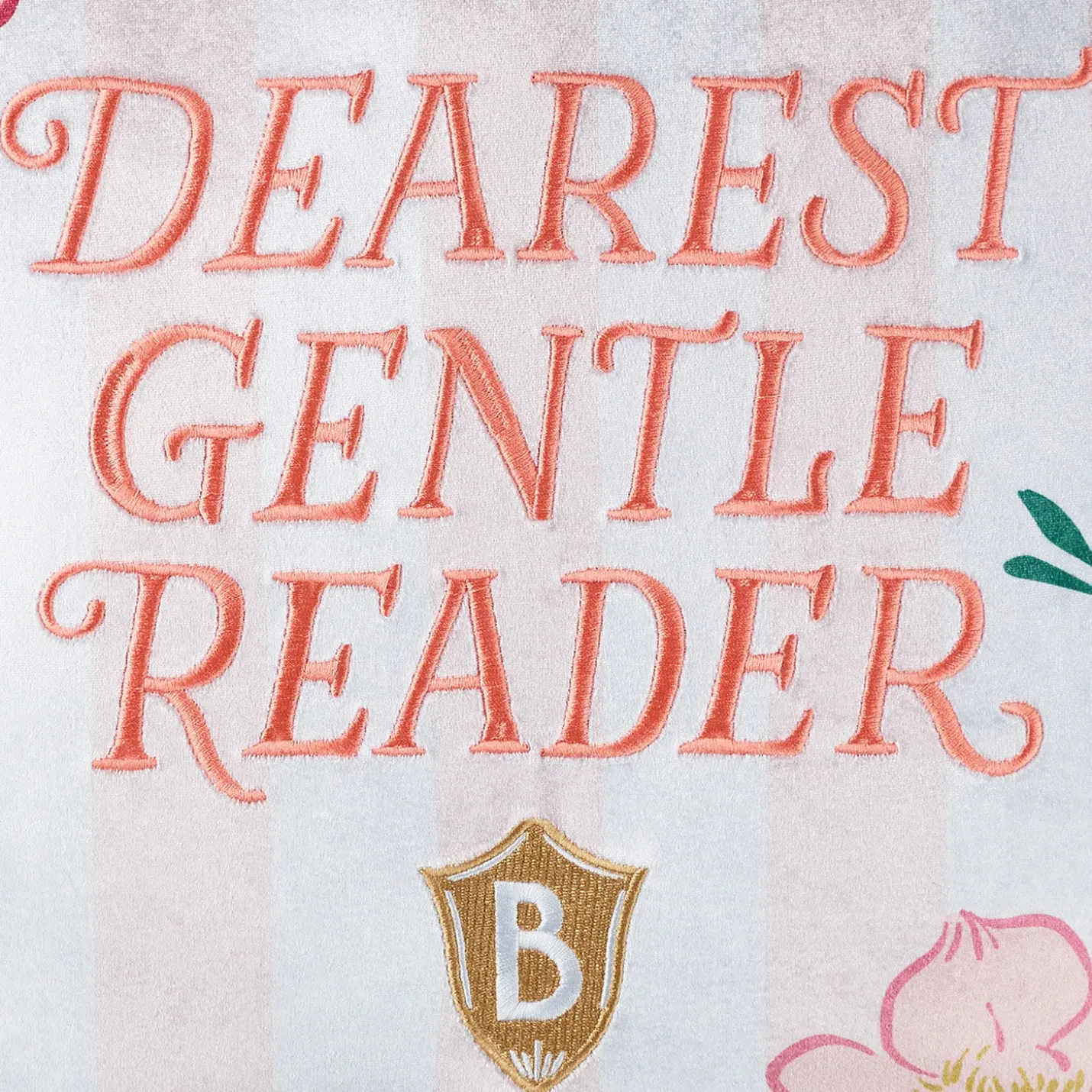 Bridgerton Dearest Gentle Reader Throw Pillow, 18x18