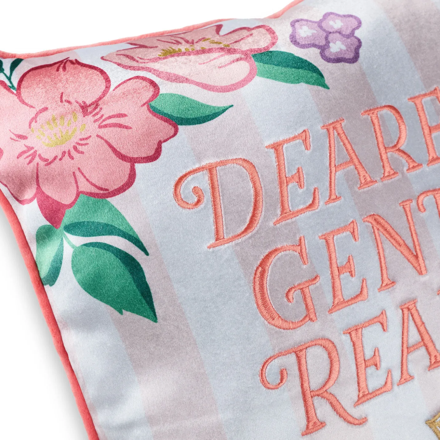 Bridgerton Dearest Gentle Reader Throw Pillow, 18x18