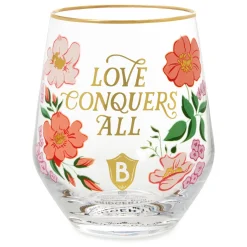 Bridgerton Love Conquers All Stemless Wine Glass