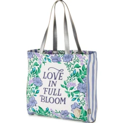 Bridgerton Love in Full Bloom Floral Tote Bag