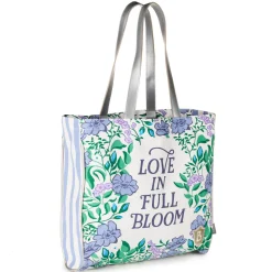 Bridgerton Love in Full Bloom Floral Tote Bag