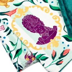 Bridgerton Ton Silhouettes on Floral Blanket, 50x60