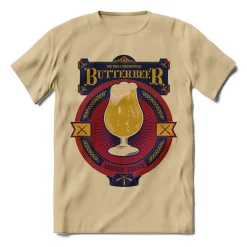 Brief Insanity Harry Potter Butterbeer Tan T-Shirt