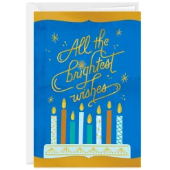 Bright Wishes Custom Birthday Card