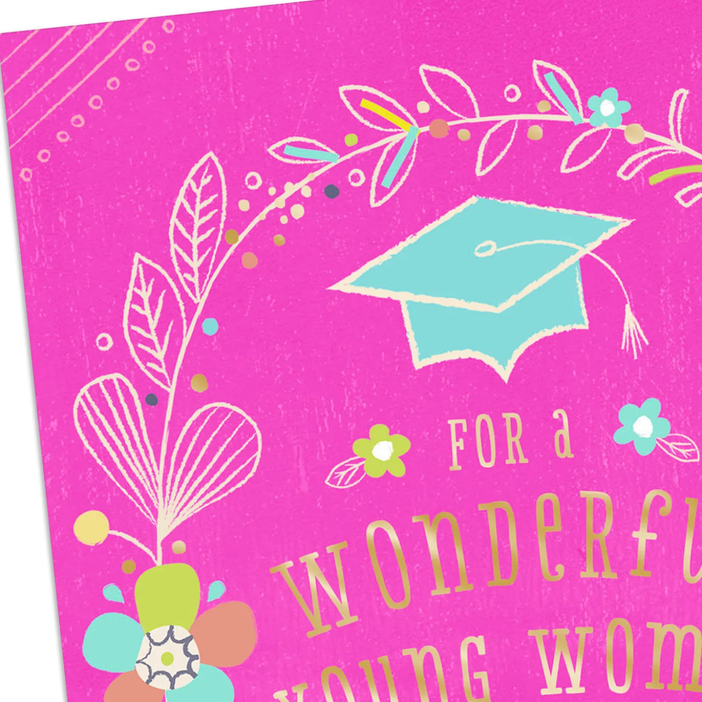 Bright and Beautiful Future High School Graduation Card for Her