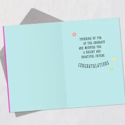 Bright and Beautiful Future High School Graduation Card for Her