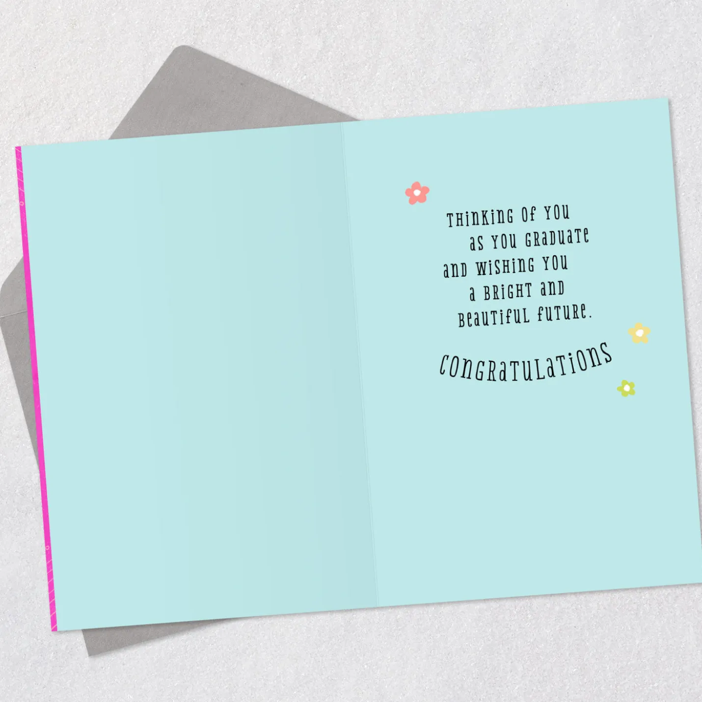 Bright and Beautiful Future High School Graduation Card for Her