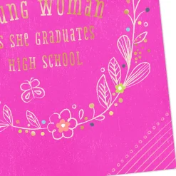 Bright and Beautiful Future High School Graduation Card for Her