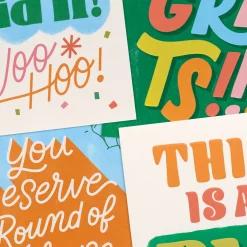 Bright and Bold Assorted Congratulations Cards, Pack of 12