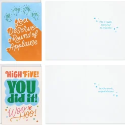 Bright and Bold Assorted Congratulations Cards, Pack of 12