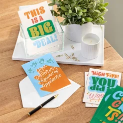 Bright and Bold Assorted Congratulations Cards, Pack of 12