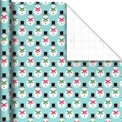 Bright and Graphic 3-Pack Reversible Christmas Wrapping Paper, 120 sq. ft.