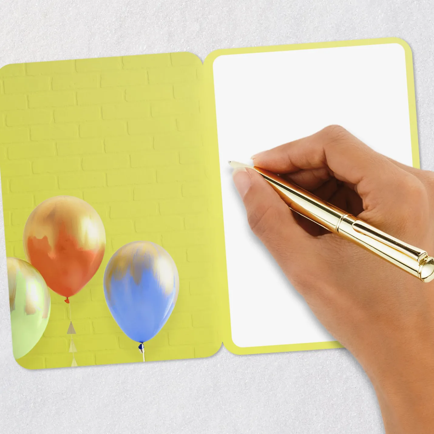 Bright Balloons Blank Card