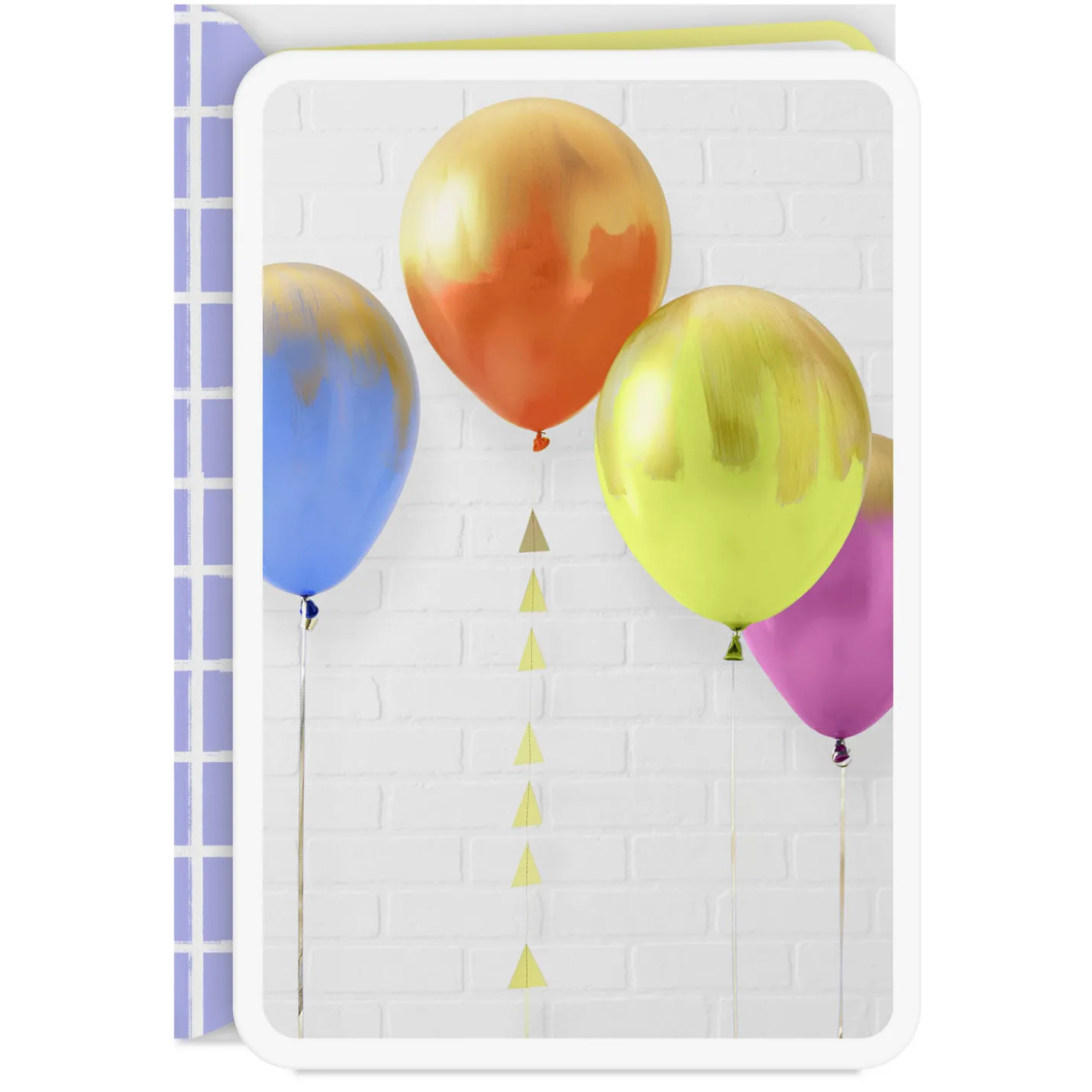 Bright Balloons Blank Card