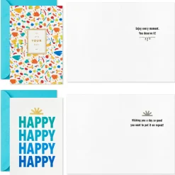 Bright Birthday Wishes Boxed Birthday Cards Assortment, Pack of 36
