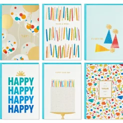 Bright Birthday Wishes Boxed Birthday Cards Assortment, Pack of 36