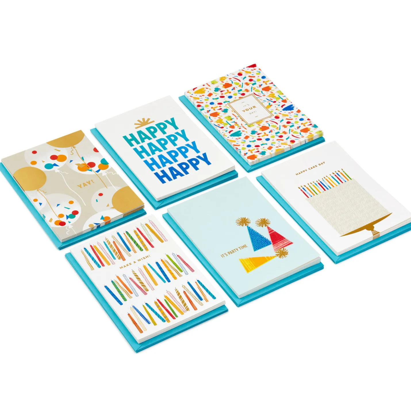 Bright Birthday Wishes Boxed Birthday Cards Assortment, Pack of 36