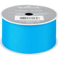 1.5" Bright Blue Grosgrain Ribbon, 12.9'