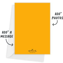 Bright Border Flat Diwali Photo Card