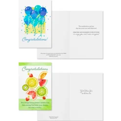 Bright Celebrations Assorted Religious Congratulations Cards, Box of 12